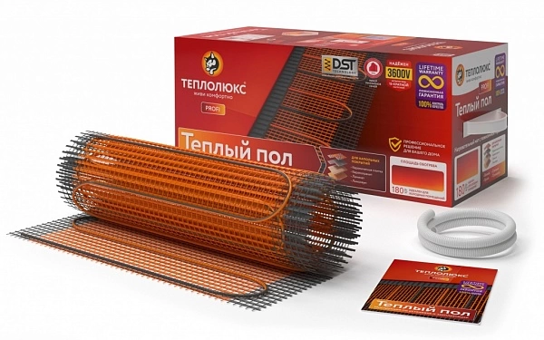 Мат нагревательный «Теплолюкс» ProfiMat270 Вт/1,5 кв.м.